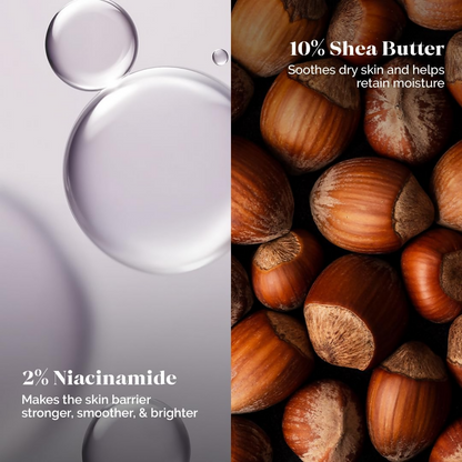 LuxaDerme Hand & Nail Rescue Cream With Shea Butter & Niacinamide