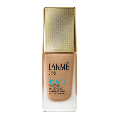 Lakme 9 To 5 Hya Matte Foundation + Hyaluronic Acid - Neutral Almond