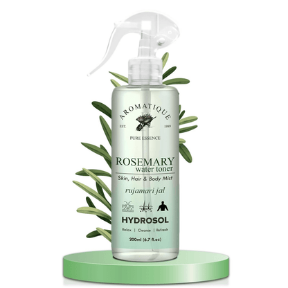 Aromatique Rosemary Water, Rose Mary Water for Hair, Rosemary Hair Mist, Strengthens Hair