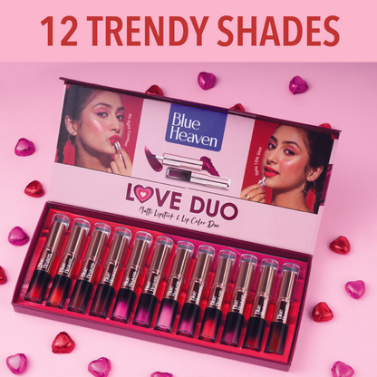 Blue Heaven Love Duo 2 In 1 Dual Sided Lipstick - 14