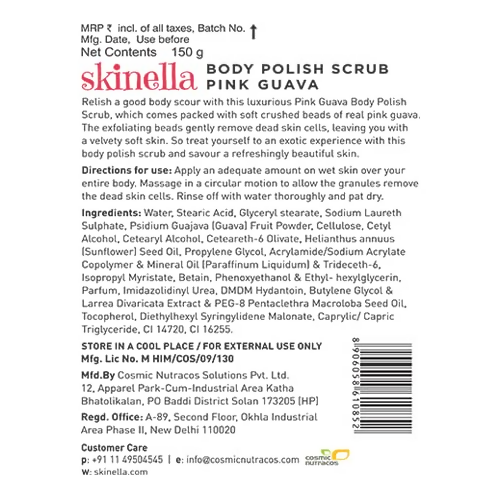 Skinella Body Polish Scrub Pink Guava