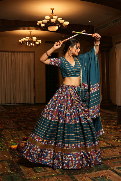 AI Fashion Rama Crepe Designer Navratri Wear Lehenga Choli Collection