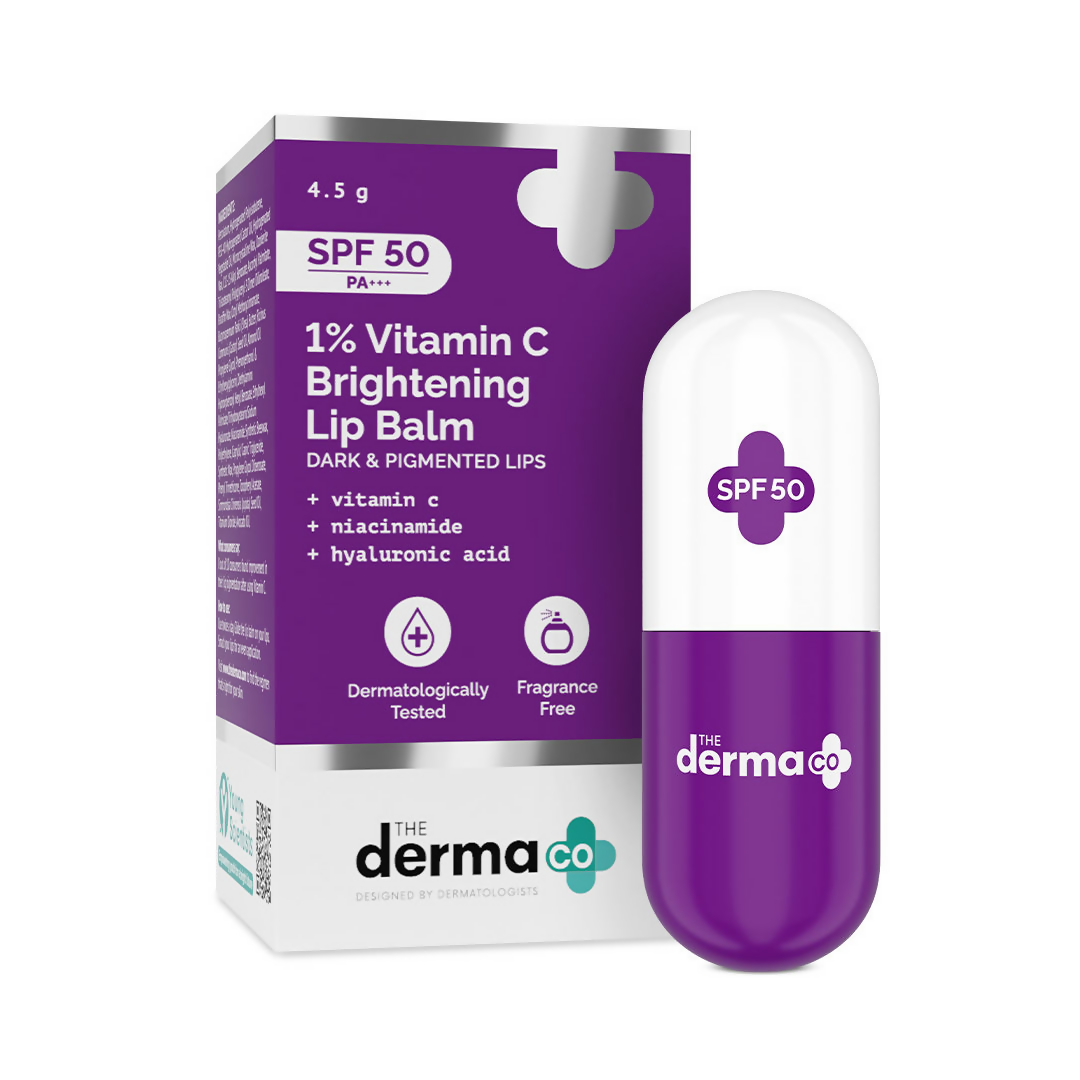 The Derma Co 1% Vitamin C Brightening Lip Balm