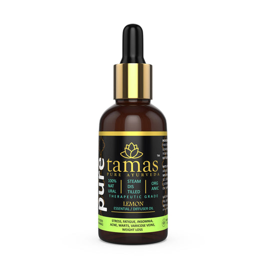 Tamas Pure Ayurveda 100% Organic Lemon Essential Oil-USDA Certified Organic