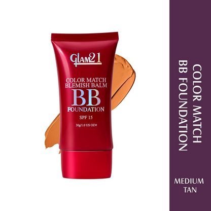 Glam21 Color Match BB Foundation SPF15 - 05 Medium Tan