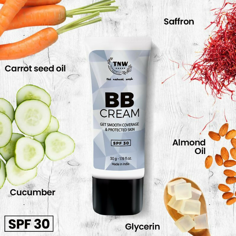 The Natural Wash BB Cream Medium Coverage with SPF 30 - 02 Medium Shade