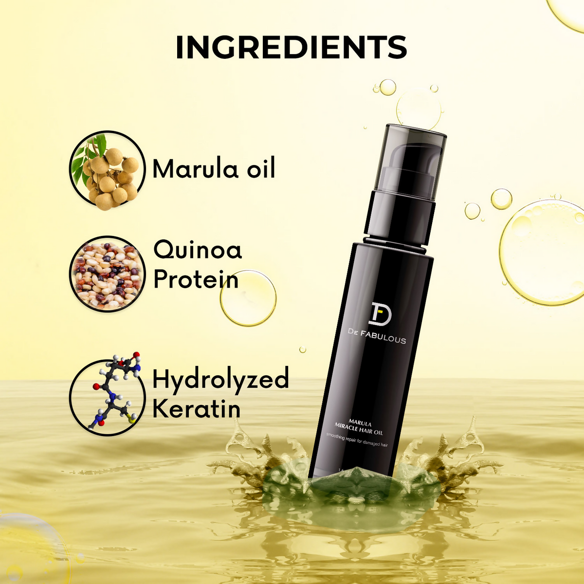 De Fabulous Marula Miracle Repair Oil