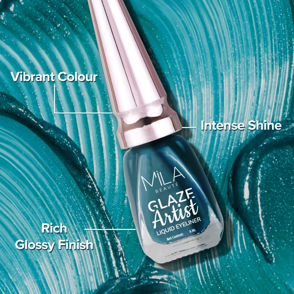 Mila Beaute Glaze Artist Waterproof & Smudge Proof Eyeliner - Magical Gold