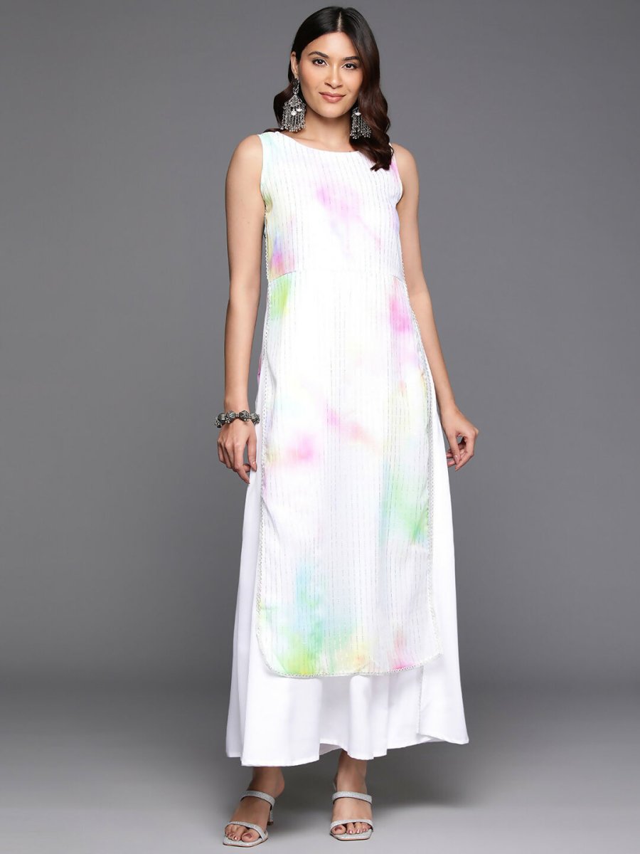 Ahalyaa Women's Traditional wear Ethnic Dress - Multi Color