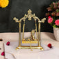 Chhariya Crafts Metal Krishna Jhula Laddu Gopal Idol