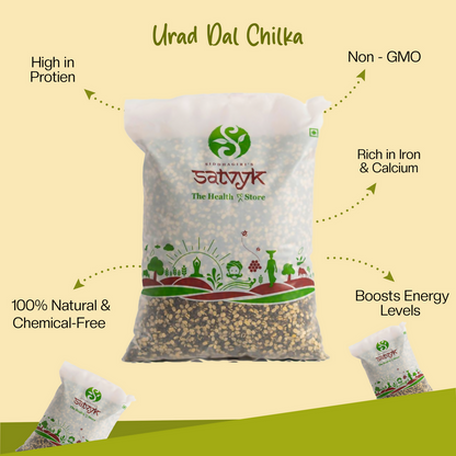 Siddhagiri's Satvyk Urad Dal Chilka - Split with Skin