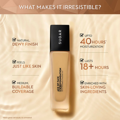 Sugar Ace Of Face Dewy Foundation - 20 Galao