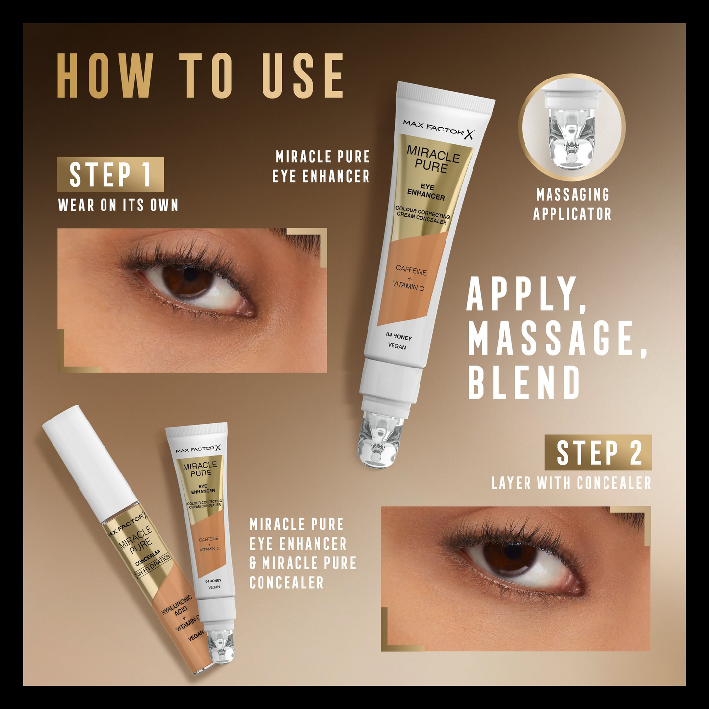 Max Factor Miracle Pure Eye Enhancer - Bisque