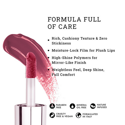 LOVETC Gloss, Glee, Etc High Glaze Lip Gloss - Mauve Miracles