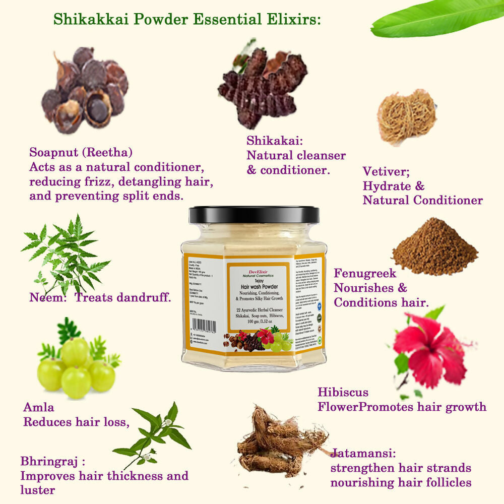 DevElixir Shikakai Hair Wash Powder