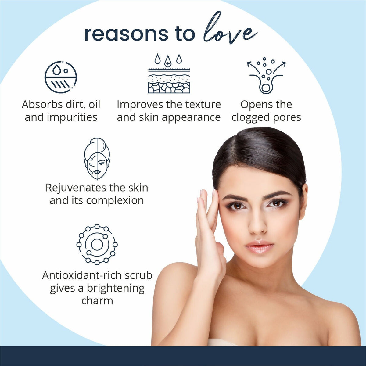 Globus Naturals Revival Diamond Face Scrub, Suitable For All Skin Types