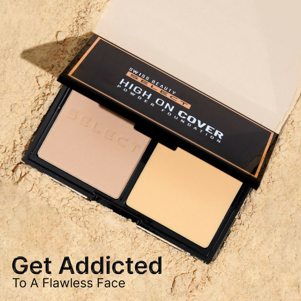 Swiss Beauty Select High On Cover Powder Foundation - 2 Light Natural