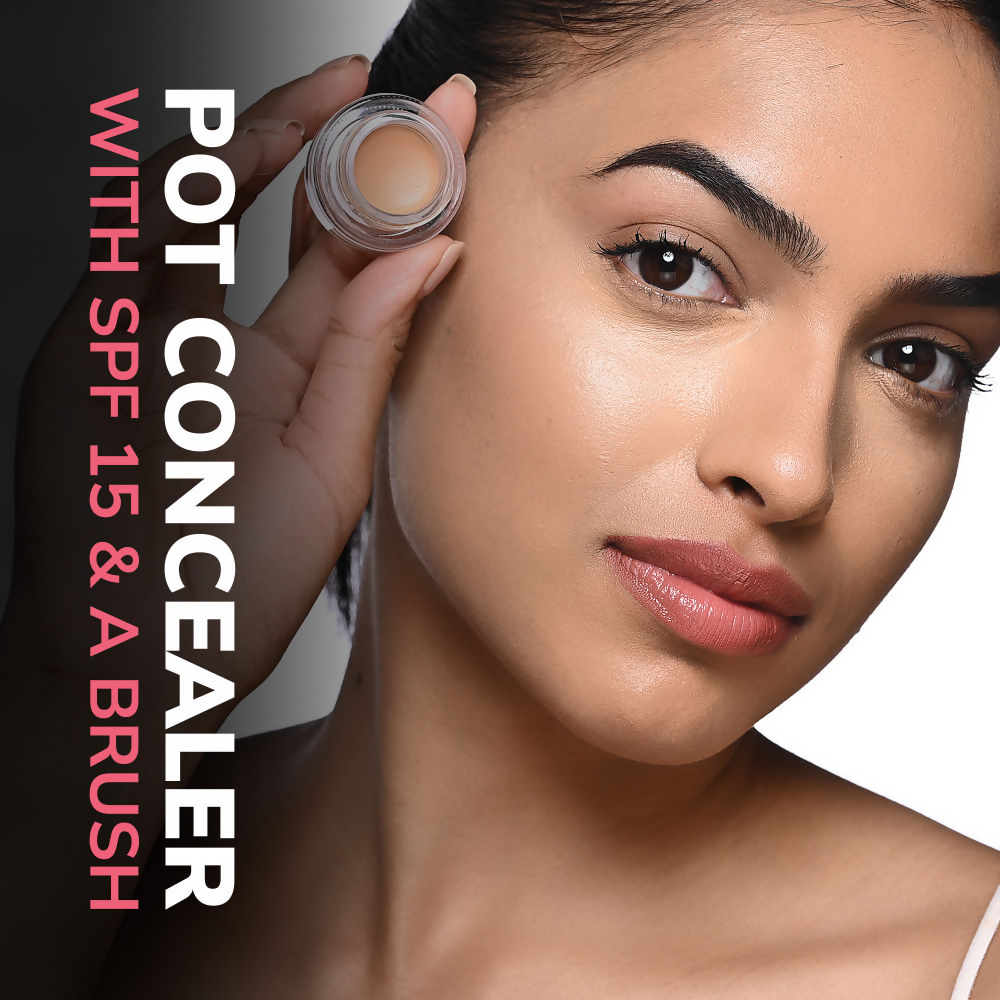 Mila Beaute Conceal It Pot Concealer Creamy Matte Finish with SPF 15 - Rich Vanilla