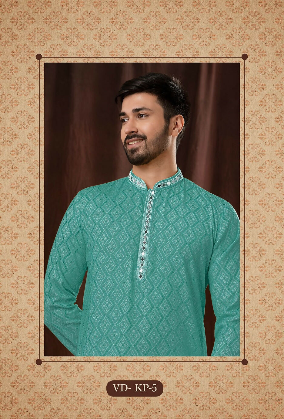 Joban Fashion Green Art Silk Kurta Pyjama