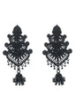Mominos Fashion Johar Kamal Latest Design Black Color Earrings