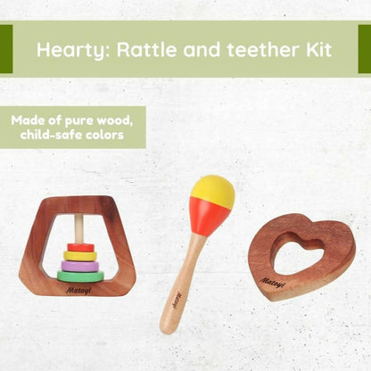 Matoyi Hearty Combo ? Baby Rattles And Teether