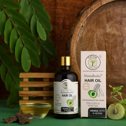 Tatvik Ayurveda Nirmalkesha Hair Oil (Henna With 8-Herbs)