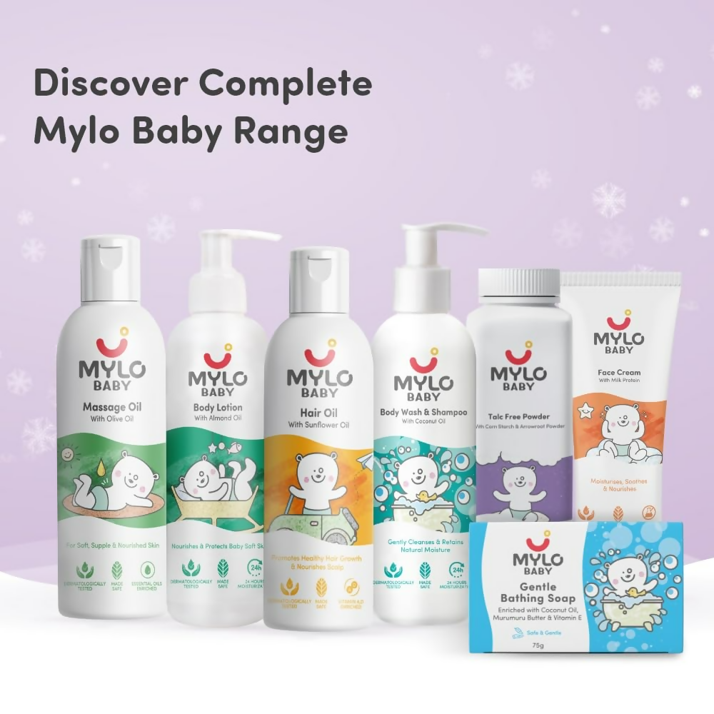 Mylo Baby Soap Cleanses Gently Retains Moisture Easy to Apply Suitable For 0-3 Years