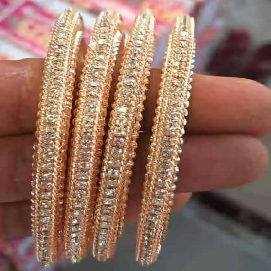 Mominos Fashion Trendy Designer American Diamond Bangles