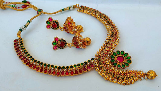 Multicolor Kemp Necklace Set