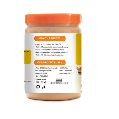 Truefarm Organic Peanut Butter Creamy-Unsweetened