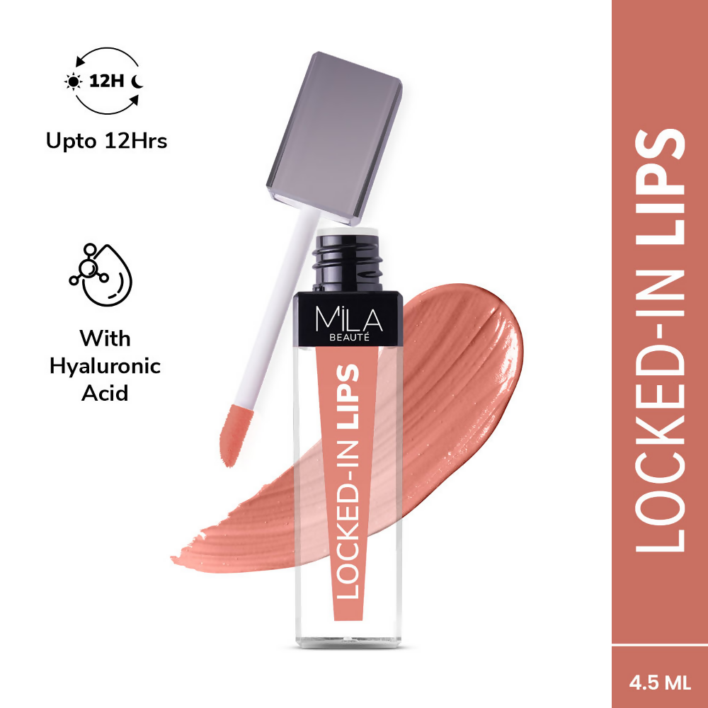Mila Beaute 12 Hr Non-Transfer Locked-In Liquid Lipstick - Toffee