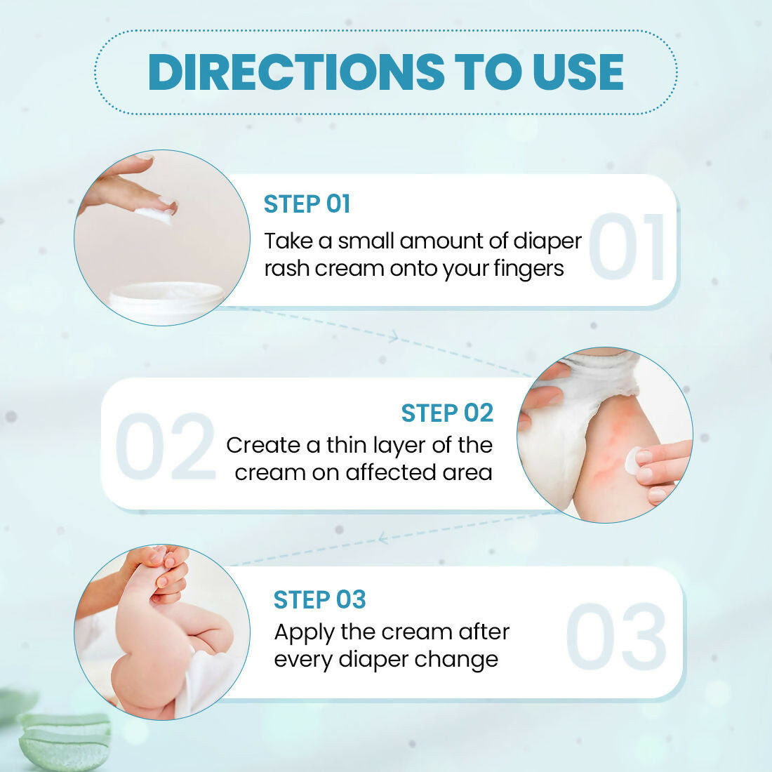 The Natural Wash Diaper Rash Cream for Babies