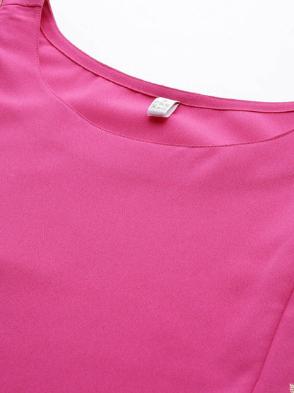Ahalyaa Women's Traditional wear Dress - Pink
