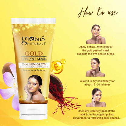 Globus Naturals Gold Peel Off Mask