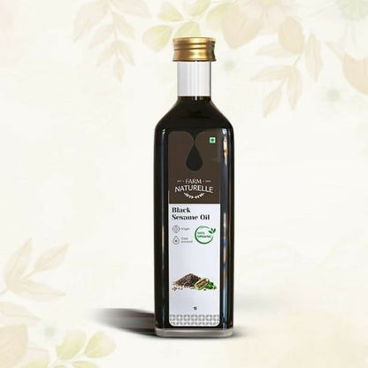 Farm Naturelle Wood Pressed Black Sesame Oil