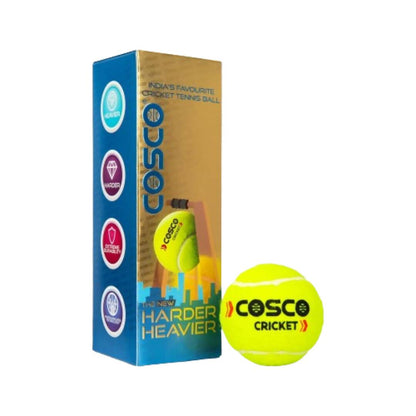 Cosco Light Cricket Tennis Balls (Pack of 3)