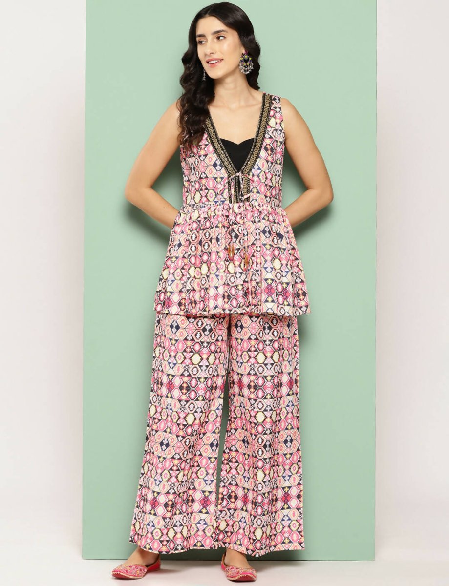 Ahalyaa Women's Traditional Wear Co-ods - Off-white