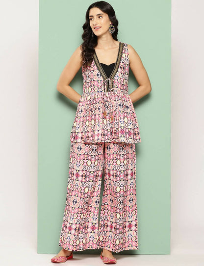 Ahalyaa Women's Traditional Wear Co-ods - Off-white