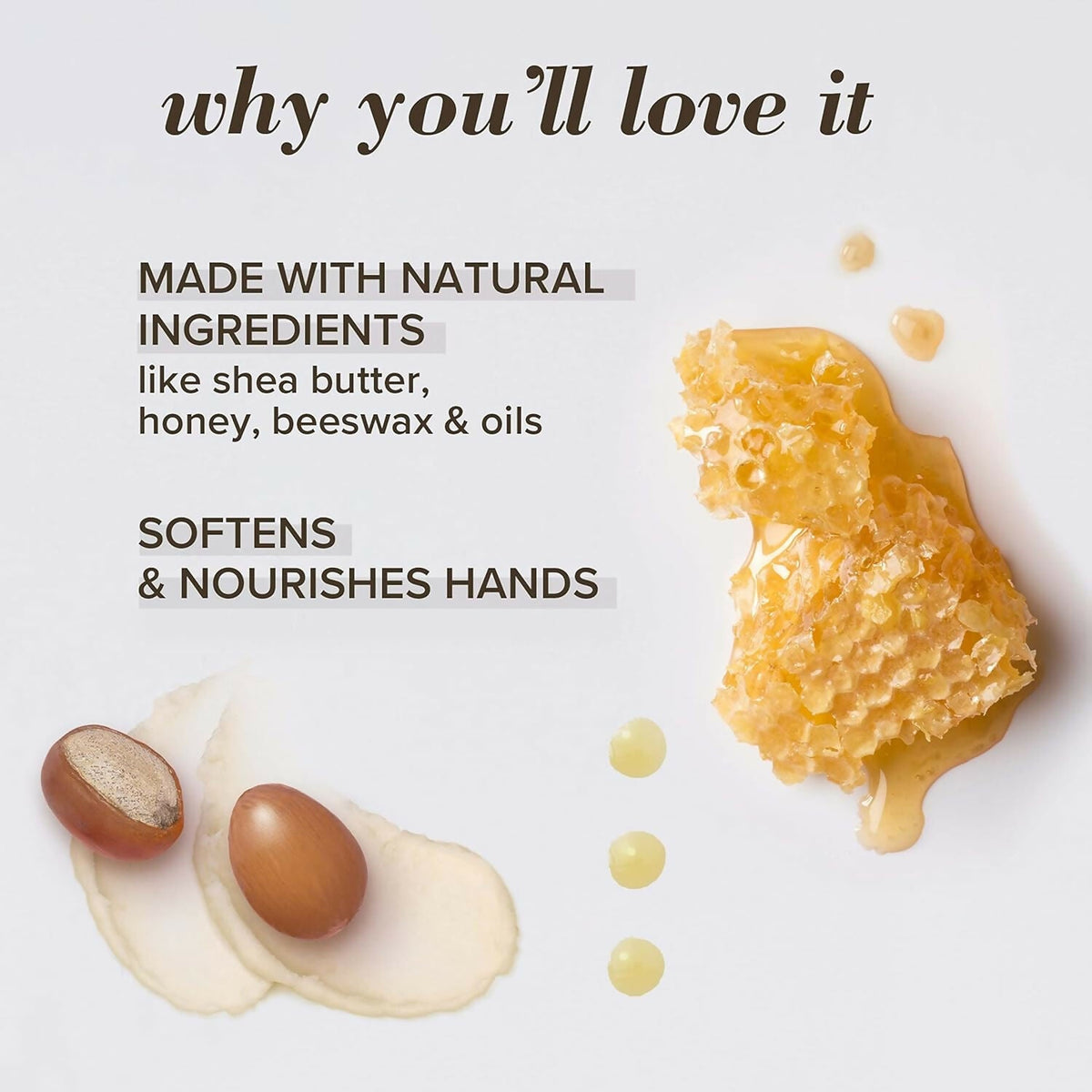 Burt's Bees Shea Butter Hand Repair Hand Cream with Cocoa Butter & Sesame Oil