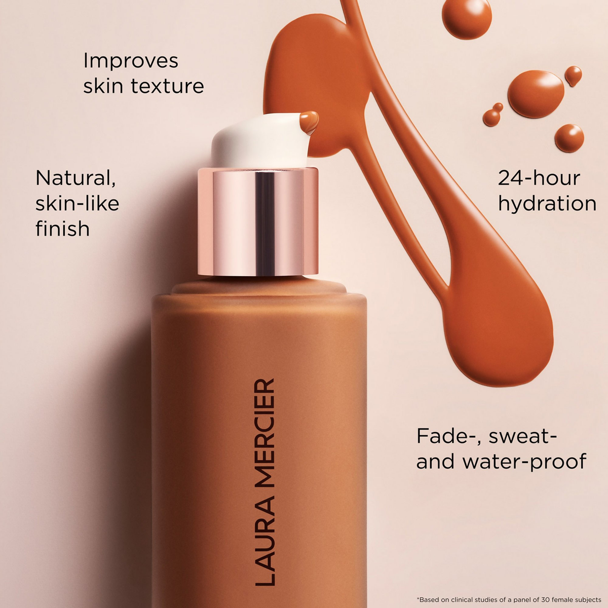 Laura Mercier Real Flawless Weightless Perfecting Foundation - 6W1 Ganache