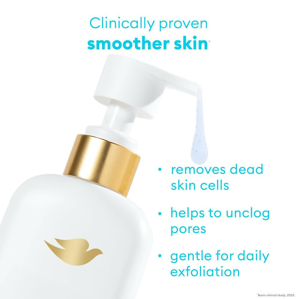 Dove Exfoliate Away Serum Body Wash with 4% Refining Serum + AHA