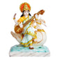 Divine Gifts Marble Dust Goddess Saraswati Idol