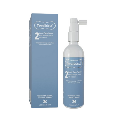 Teenilicious Acne Toner For Face With 0.5% Salicylic Acid & Natural Tea Tree Oil