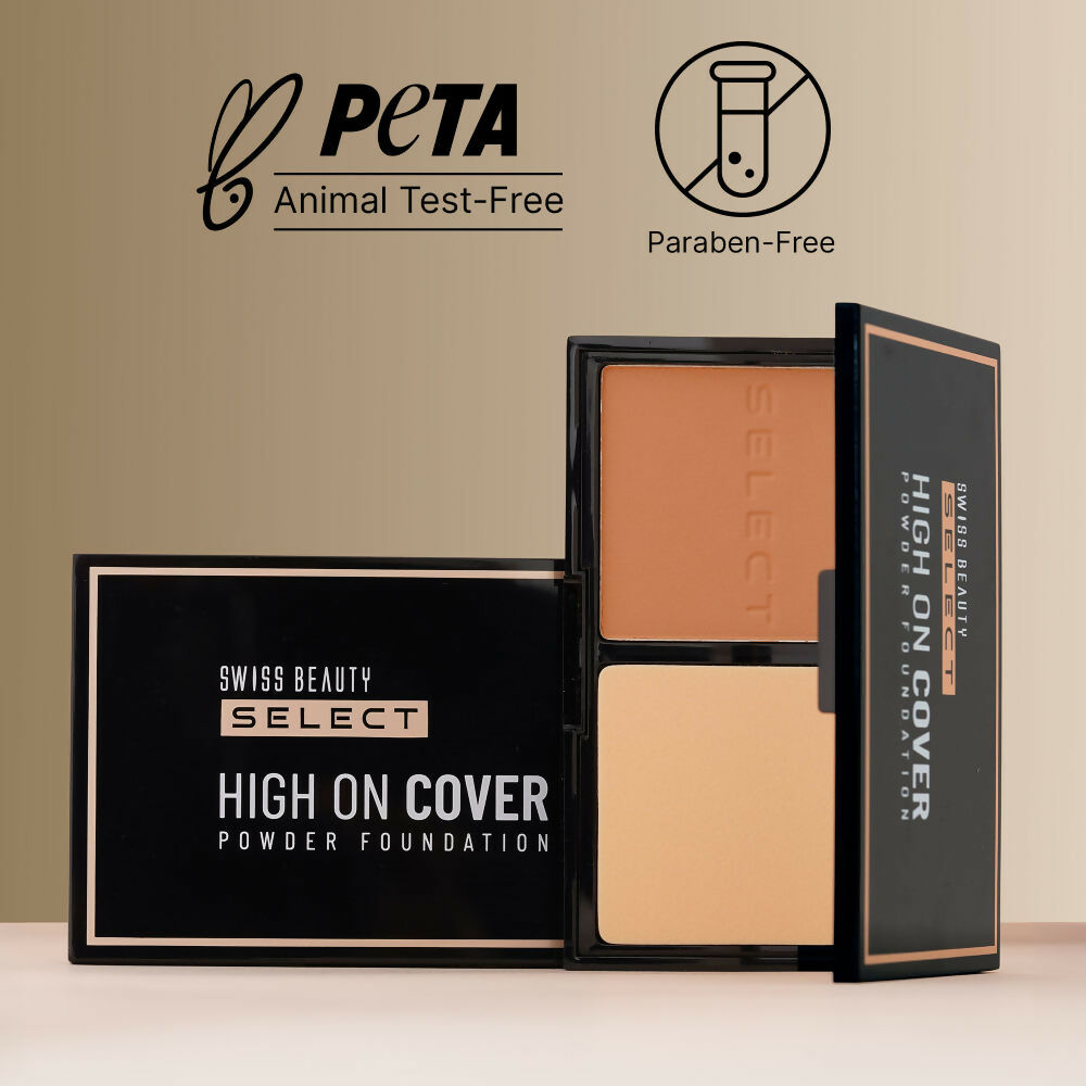 Swiss Beauty Select High On Cover Powder Foundation - 2 Light Natural