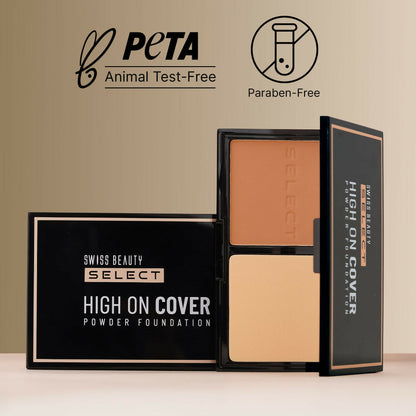 Swiss Beauty Select High On Cover Powder Foundation - 2 Light Natural