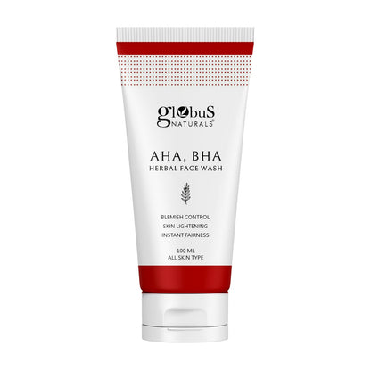 Globus Naturals AHA BHA Herbal Face Wash