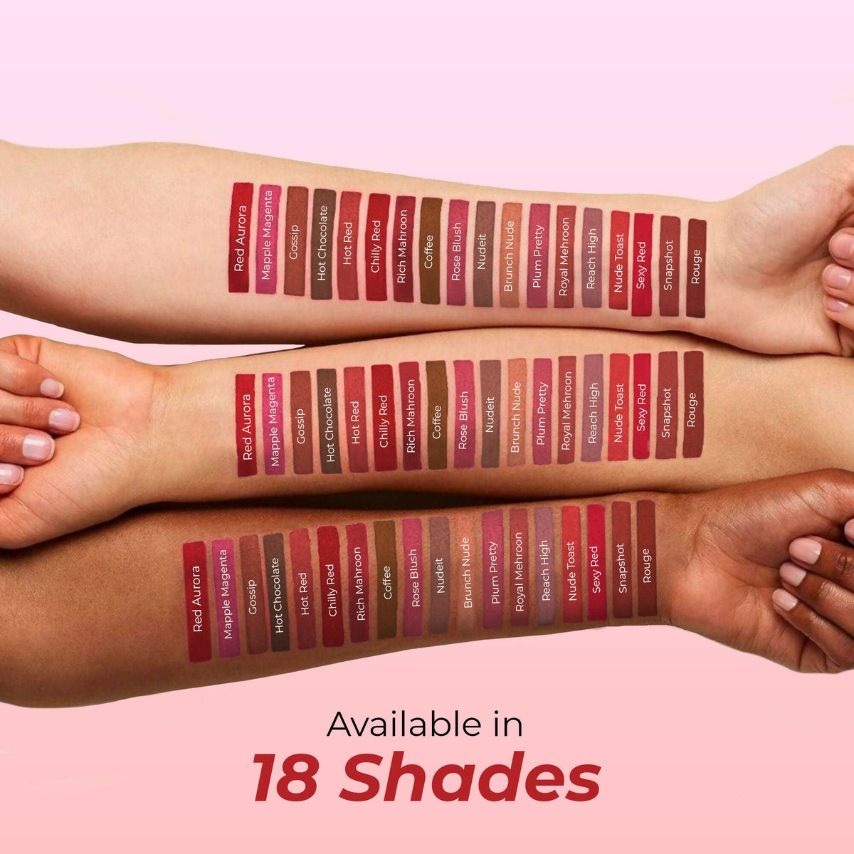 Colors Queen Lippie Stick Matte Lipstick - Hot Red