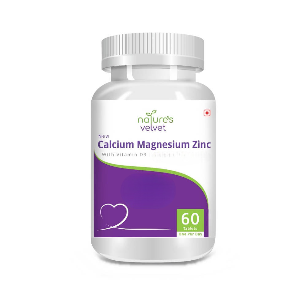 Nature's Velvet Calcium Magnesium Zinc Tablets