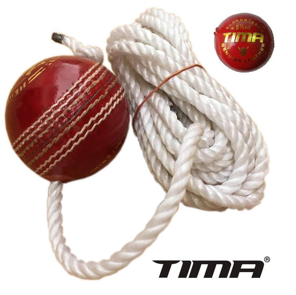 Tima Leather Cricket Shot Practice Hanging Ball