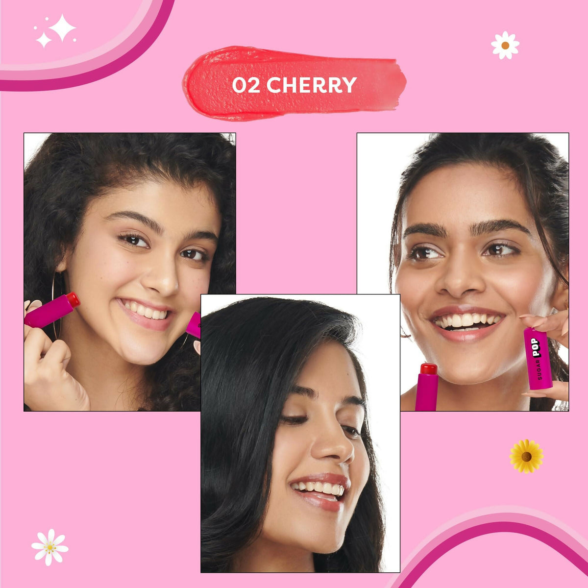SUGAR POP Nourishing Lip Balm - 02 Cherry